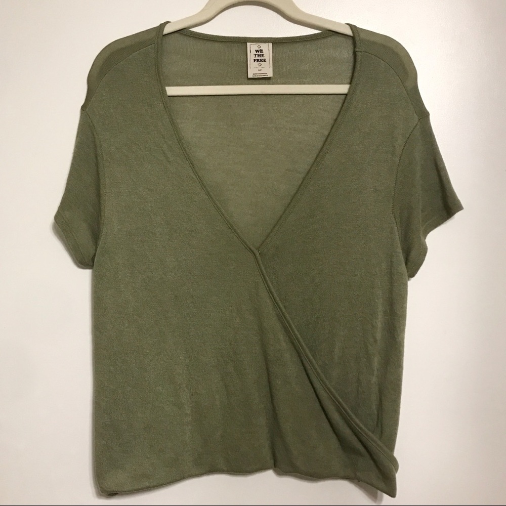 FREE PEOPLE Hoffman Wrap Top